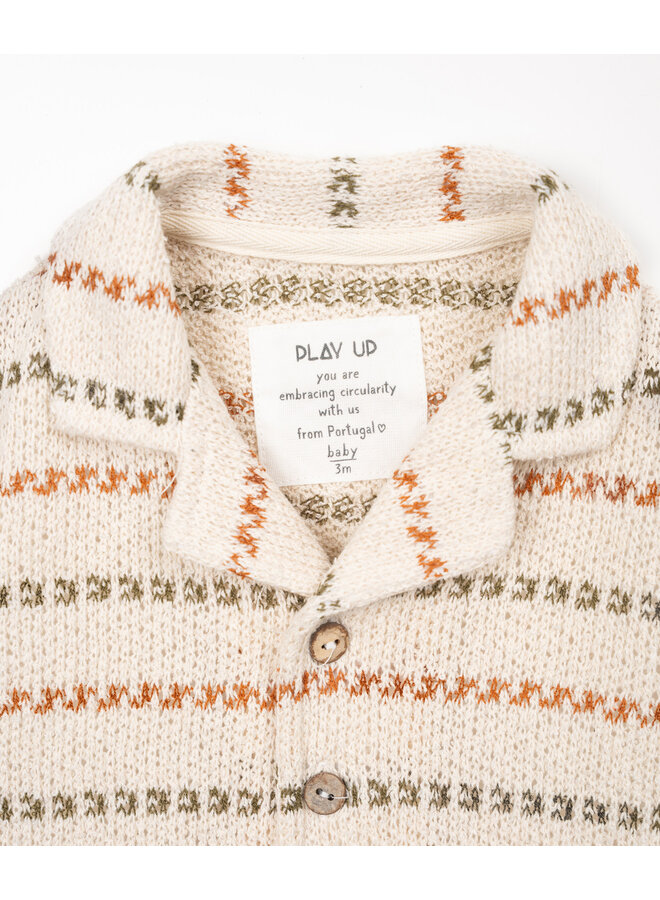 STRIPED JERSEY SHIRT SEW