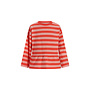 The New Chapter T-shirt Loua – Red Pink Stripes