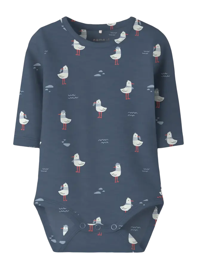 Name it -   NBMFLAP LS BODY - Vintage Indigo