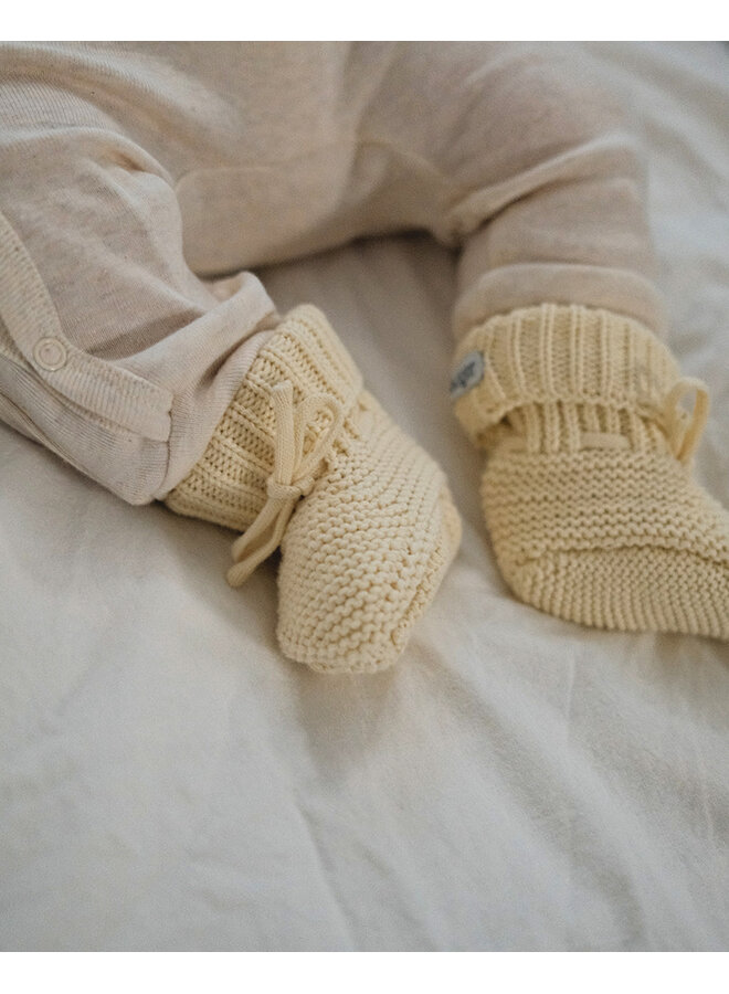 Slipper Knit Butter | 0-6 M