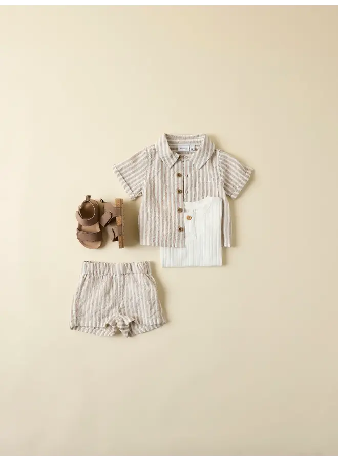 Name it - NBMFEDENIS SHORTS Chateau Gray