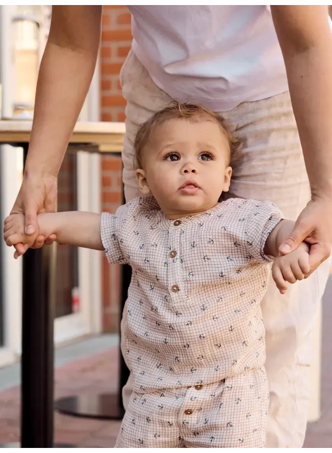 Name it - NBMFRONT SS SHIRT Cloud Dancer