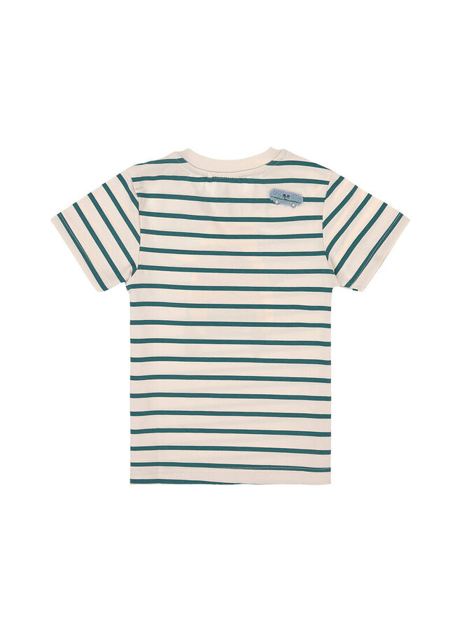 T-Shirt Jersey GOTS Striped Dog