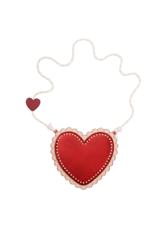 MIMI & LULA - SCALLOPED HEART BAG