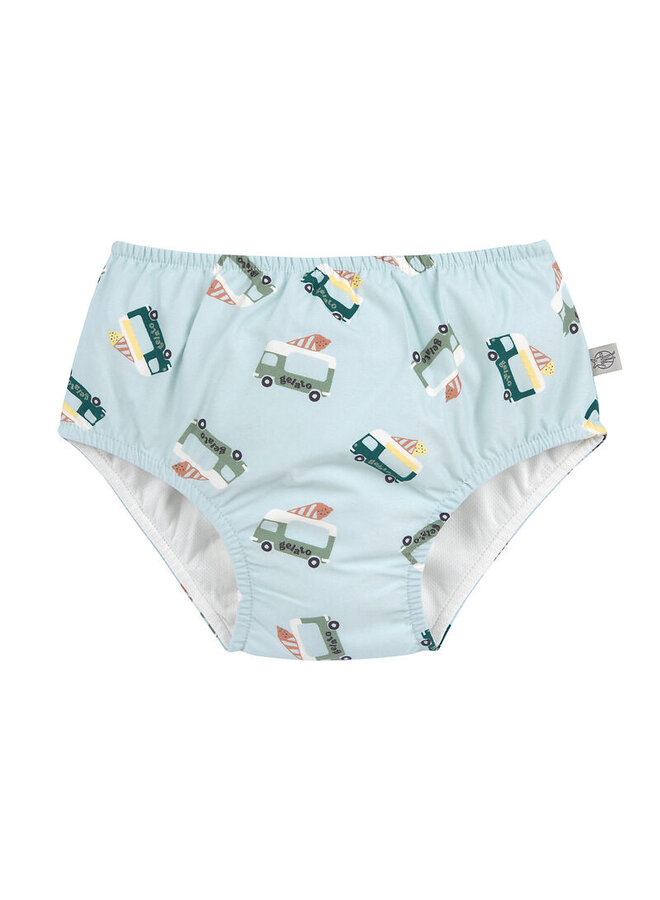 Swim Diaper Ice Cream Truck Illusion Blue