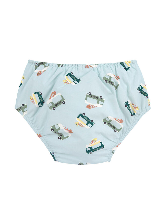 Swim Diaper Ice Cream Truck Illusion Blue