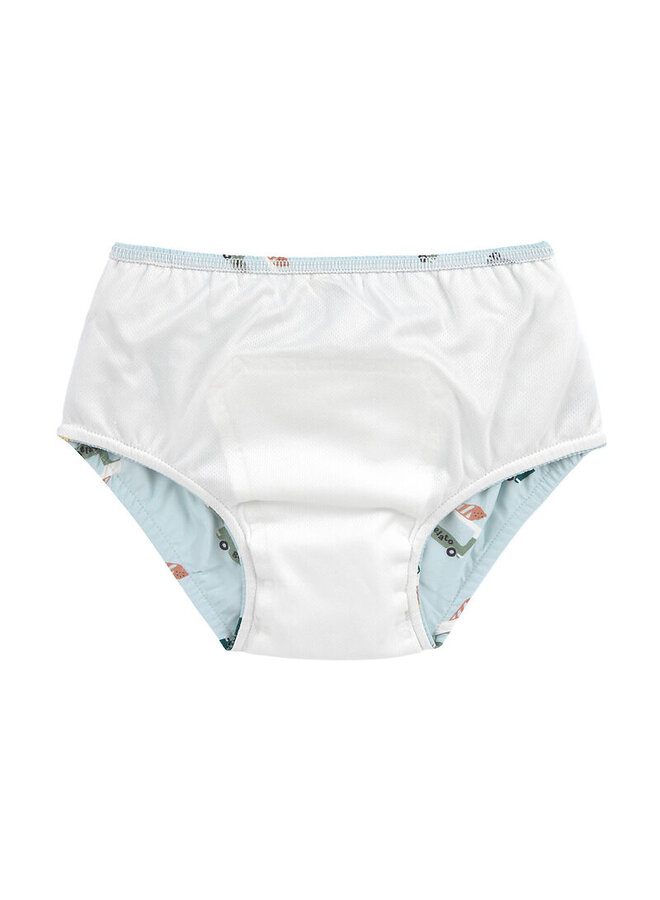 Swim Diaper Ice Cream Truck Illusion Blue