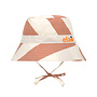 Sun Protection Fishing Hat Stripes clay/sea salt