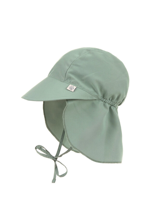 Sun Protection Flap Hat Green