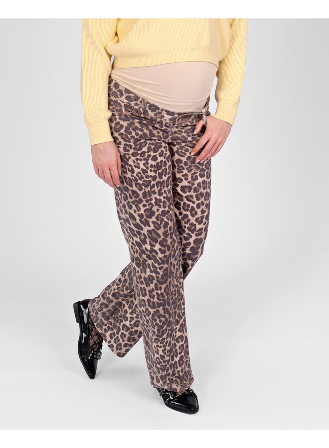 Jeans Julia - Taupe Animal