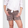 Short Denim - Taupe Animal