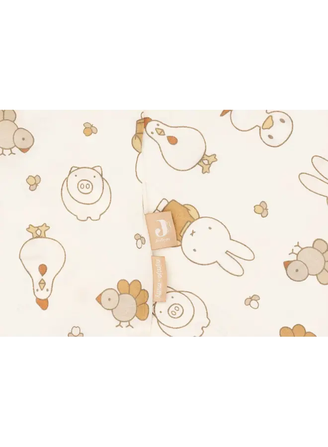 Jollein | Dekbedovertrek met sloop 100x140cm - Nijntje Family Farm