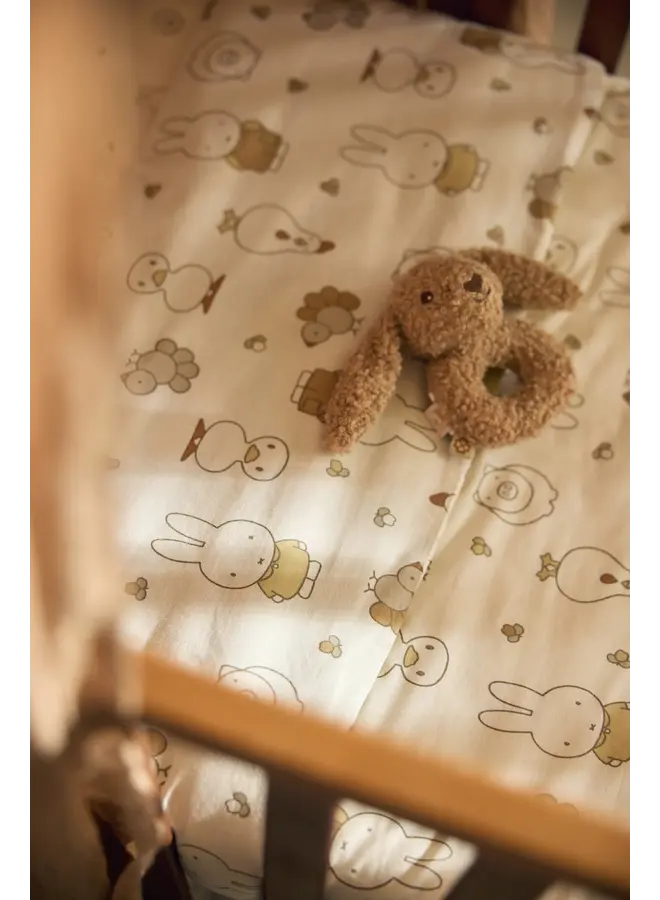 Jollein | Dekbedovertrek met sloop 100x140cm - Nijntje Family Farm