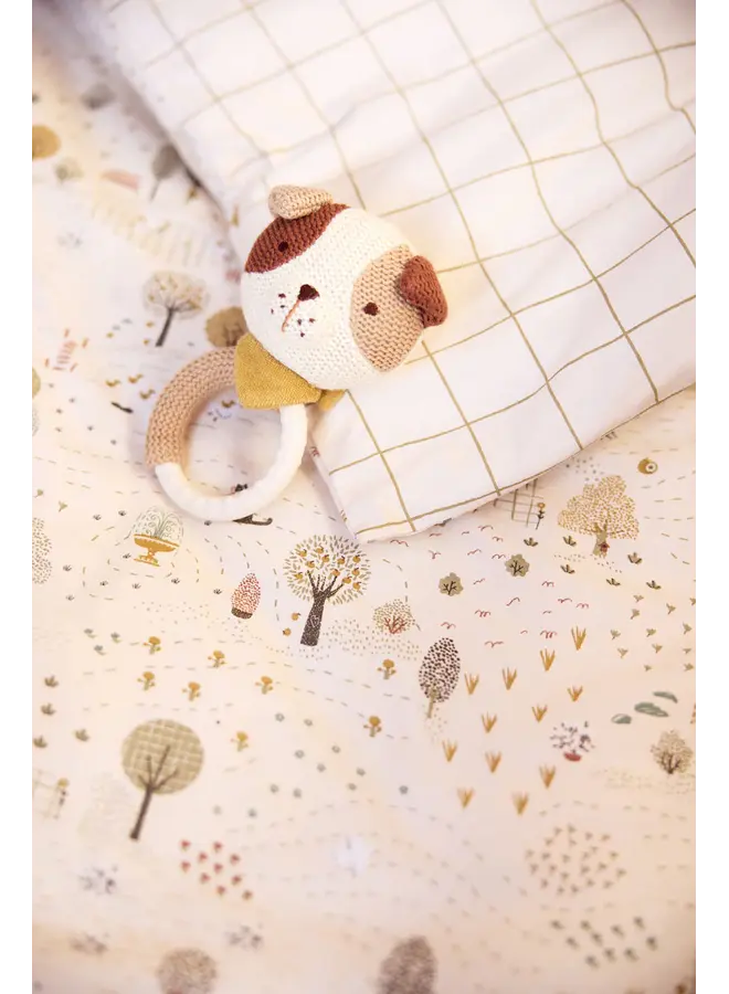 Jollein | Dekbedovertrek met sloop - 100x140cm  -  Tiny Park