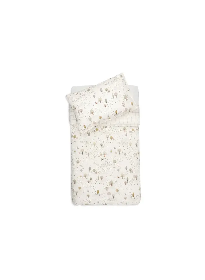 Jollein | Dekbedovertrek met sloop - 100x140cm  -  Tiny Park