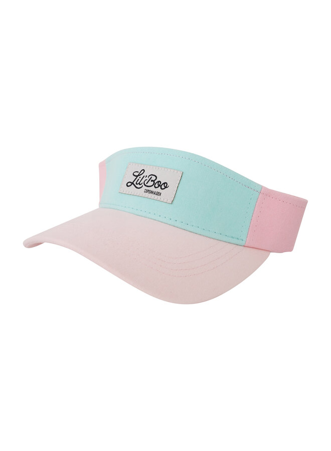 Visor - Block Pink/Turquoise