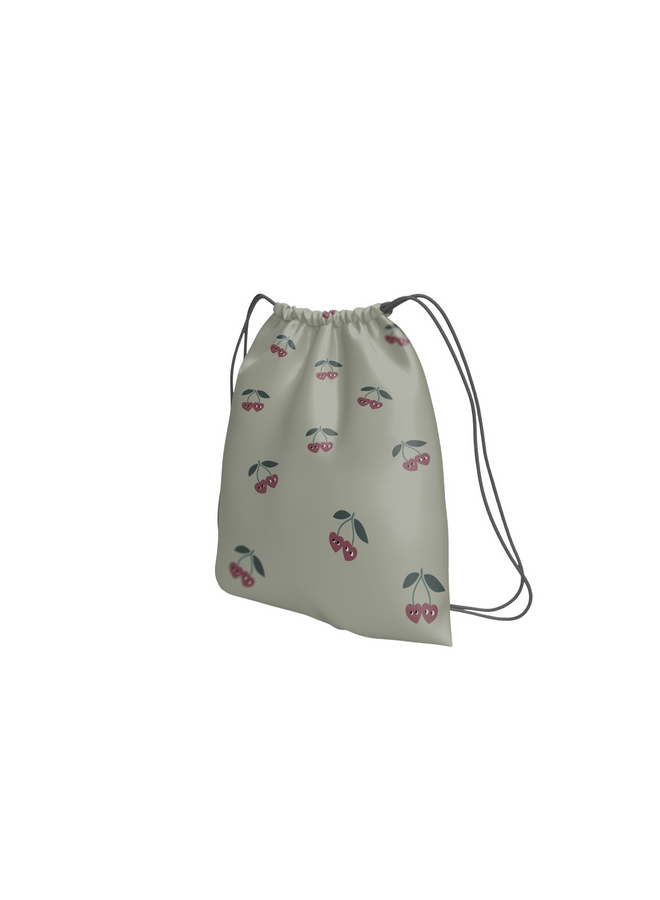 Swim Bag - Cherry green