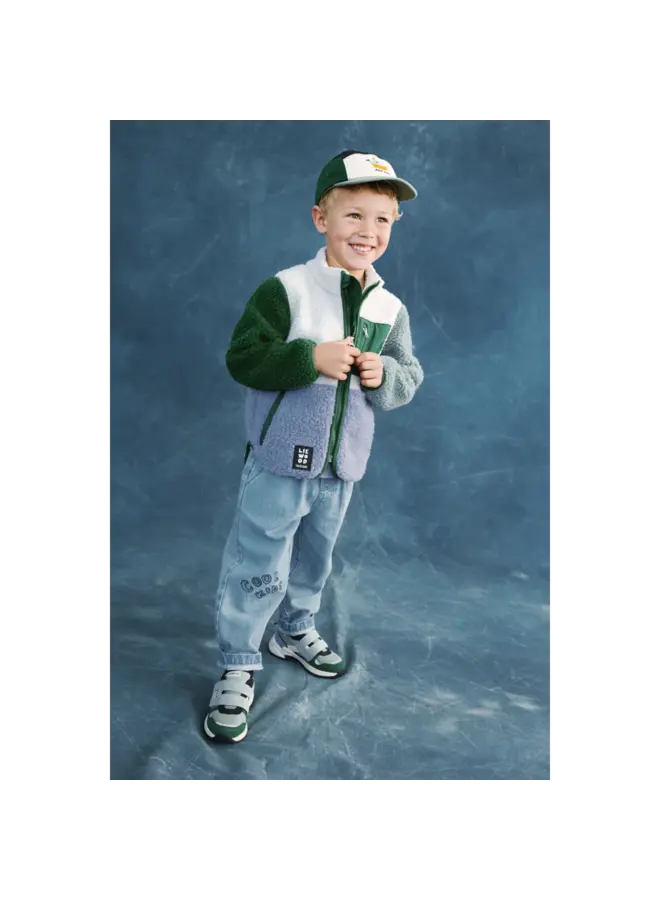 Nolan Pile Jacket - Dusty lavender multi mix