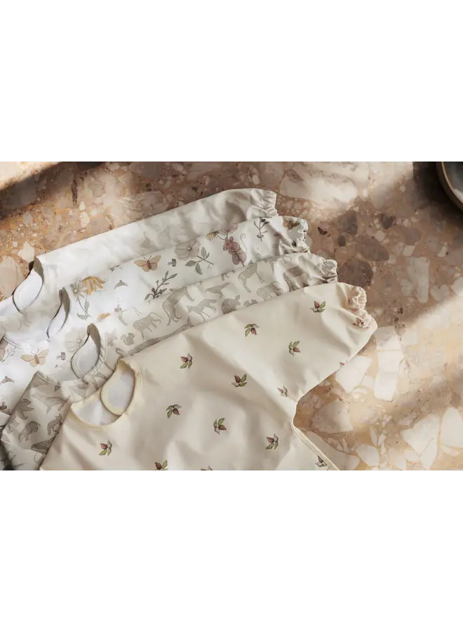 Jollein | Slab Waterproof met Mouw  - Animals Olive Green