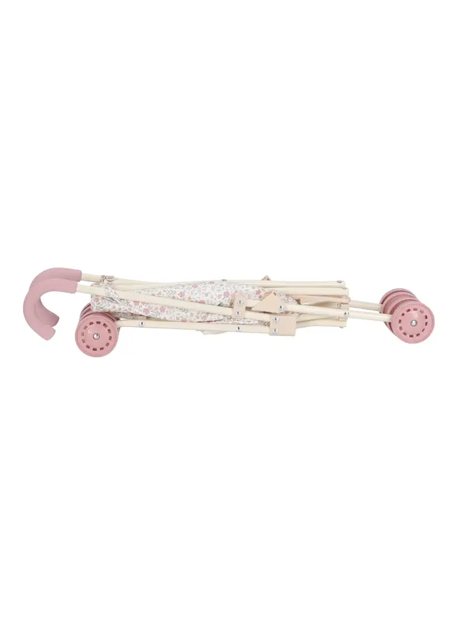 Little Dutch | Metalen Poppenbuggy Soft Flowers