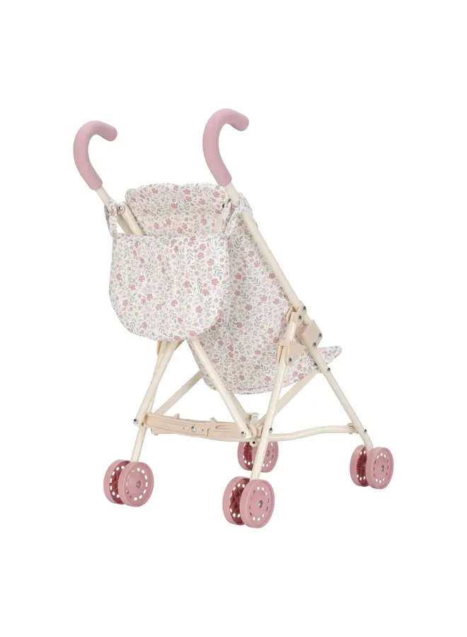 Little Dutch | Metalen Poppenbuggy Soft Flowers