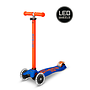 Maxi Micro Step Inklapbaar LED | Blauw/Oranje Neon 5-12 jaar
