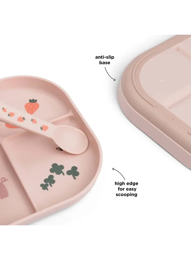 Foodie compartment plate Tiny farm Powder