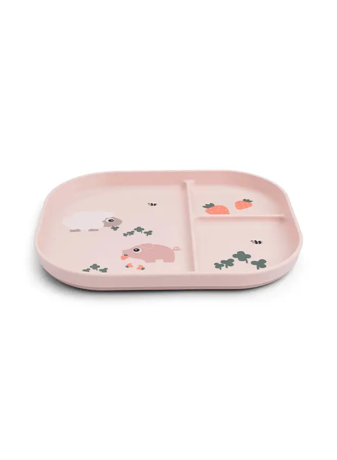 Foodie compartment plate Tiny farm Powder