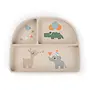 Stick&Stay compartment plate Celebration Sand