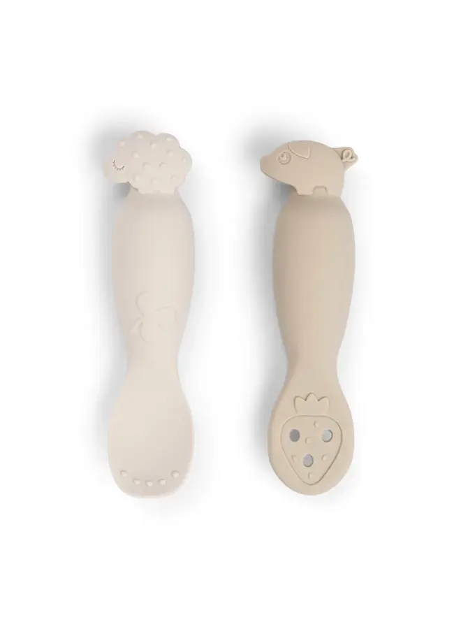 Learning spoon set Tiny farm Sand