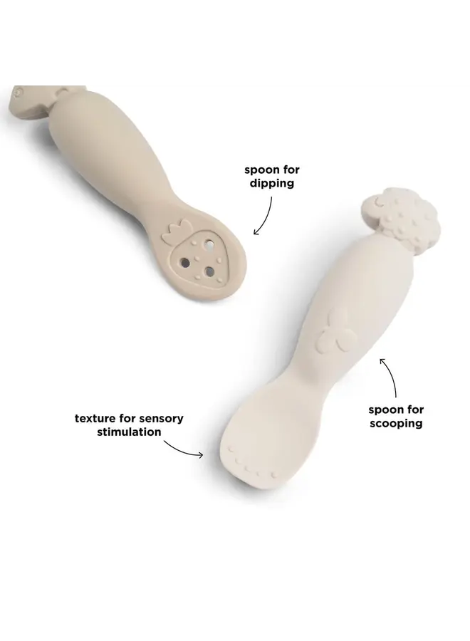 Learning spoon set Tiny farm Sand