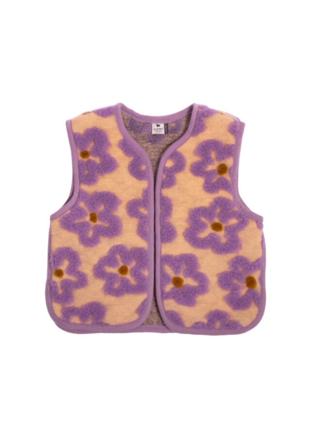 Alwero Gilet Camino Flows Apricot (100% wol)