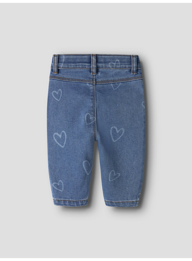 NBFROSE MOM AOP JEANS 4044-ON NOOS