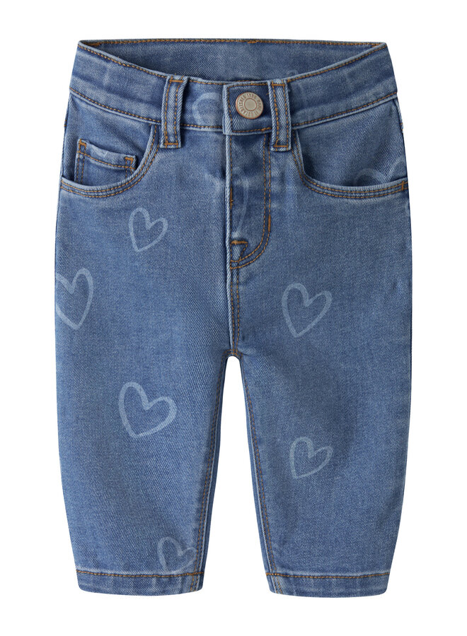 NBFROSE MOM AOP JEANS 4044-ON NOOS