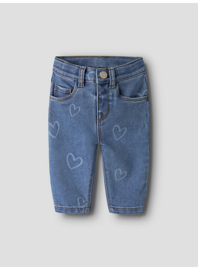 NBFROSE MOM AOP JEANS 4044-ON NOOS