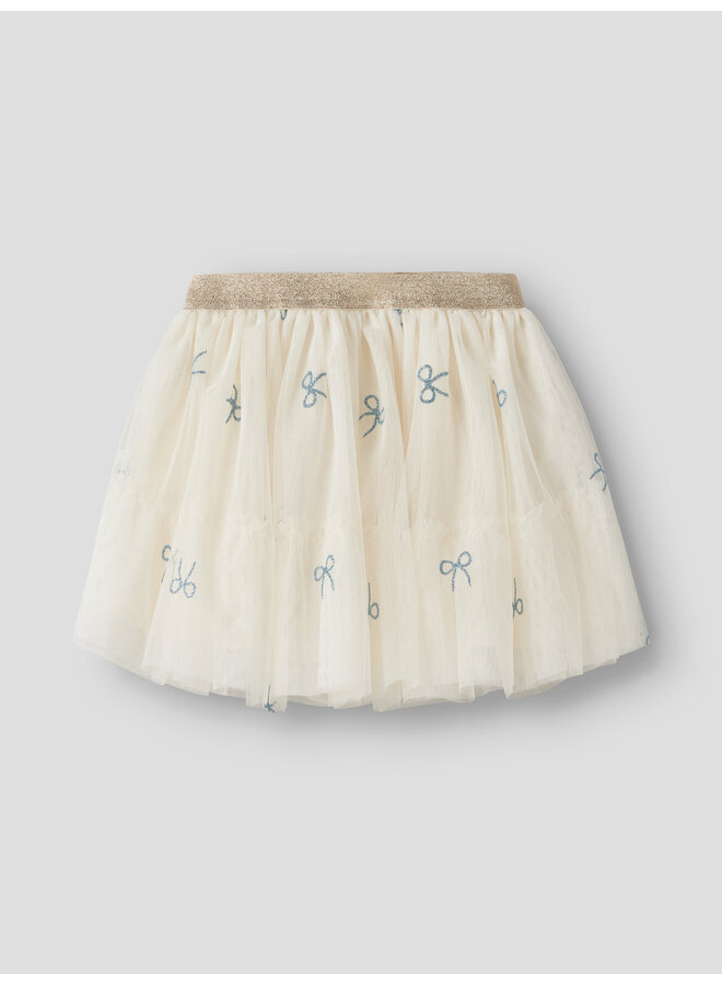 NMFKIRA TULLE SKIRT – WHITE