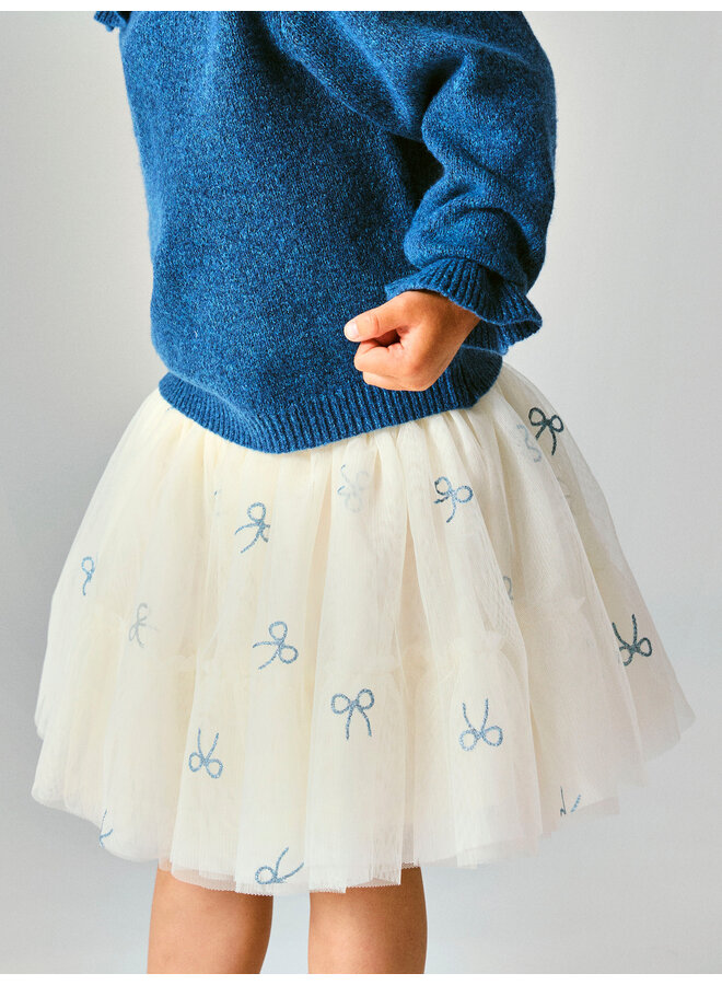 NMFKIRA TULLE SKIRT – WHITE