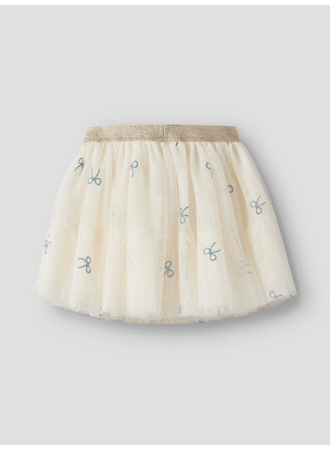 NMFKIRA TULLE SKIRT – WHITE