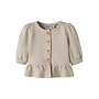 NBFLEAH LS SWEAT CARD – WHITE