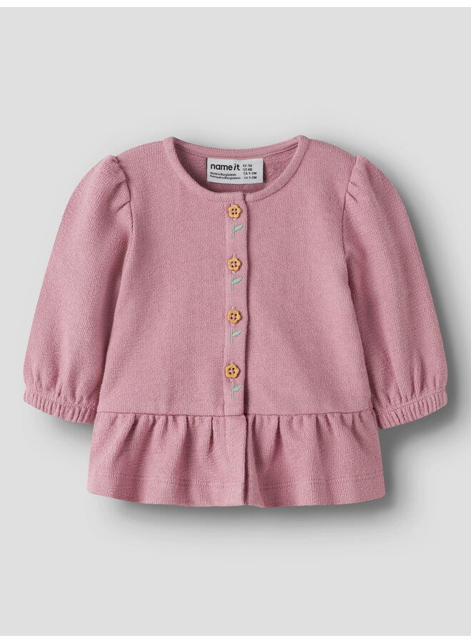 NBFLEAH LS SWEAT CARD – PURPLE