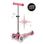 Mini Micro Step Deluxe Glitter LED | Roze 2-6 jaar
