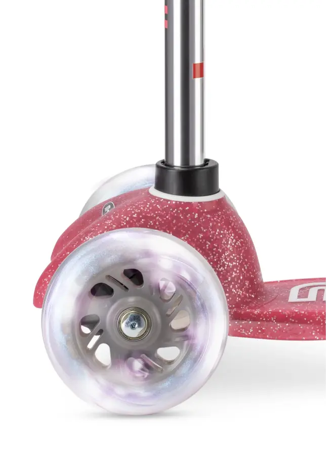 Mini Micro Step Deluxe Glitter LED | Roze 2-6 jaar