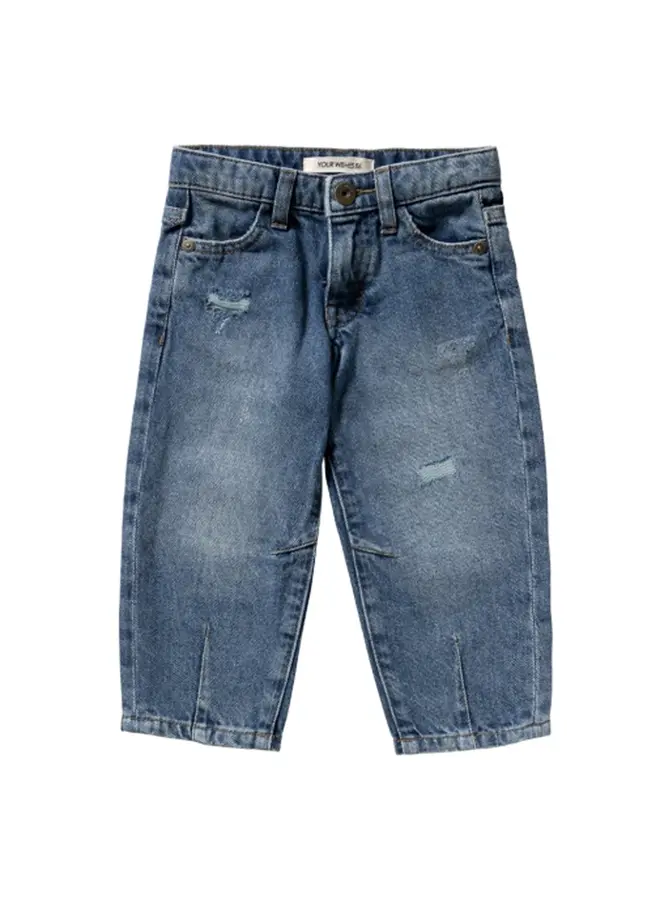 Medium Blue | Barrel Jeans