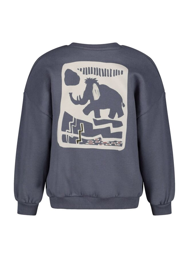Sweater met backprint oversized - Rock the Earth