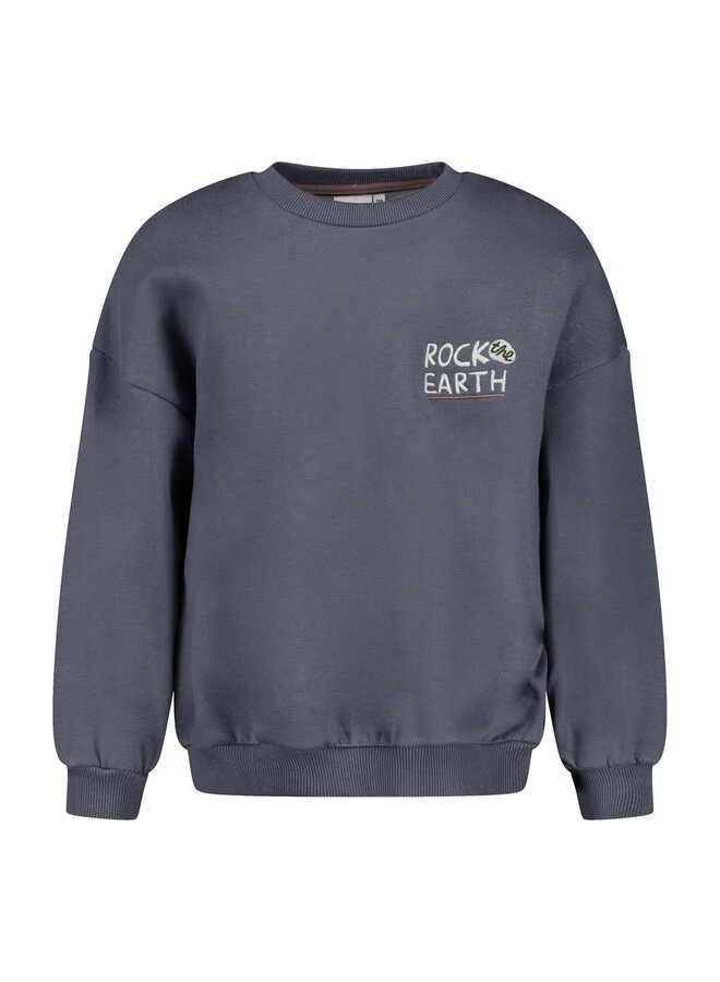 Sweater met backprint oversized - Rock the Earth