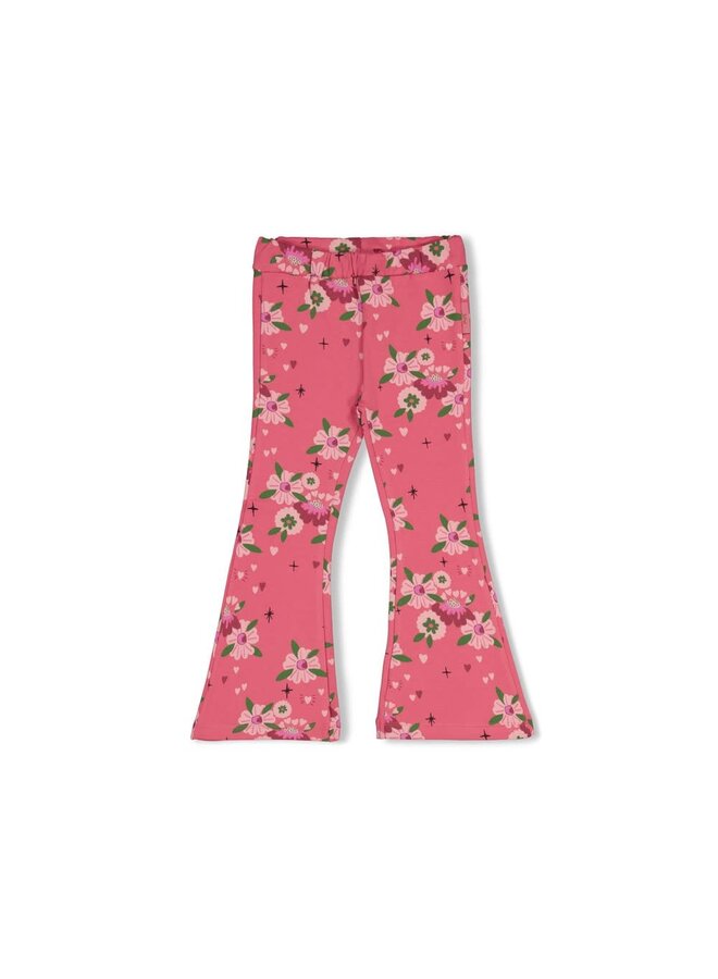 Flared broek AOP - Moon Flowers