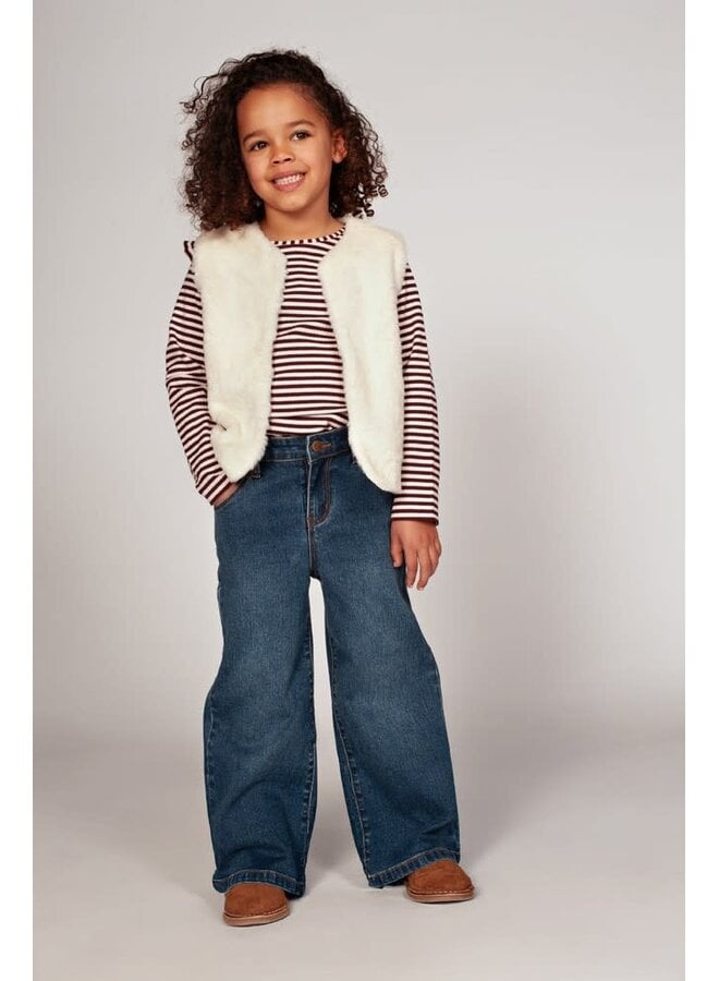 Longsleeve rib met streep - Daily Princess