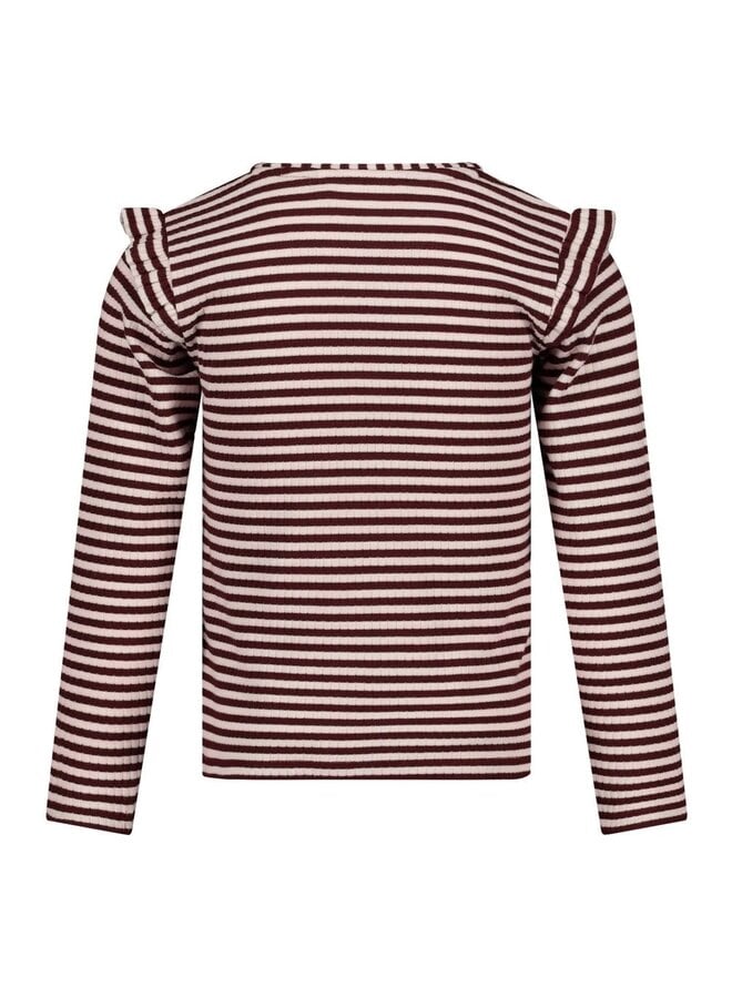 Longsleeve rib met streep - Daily Princess