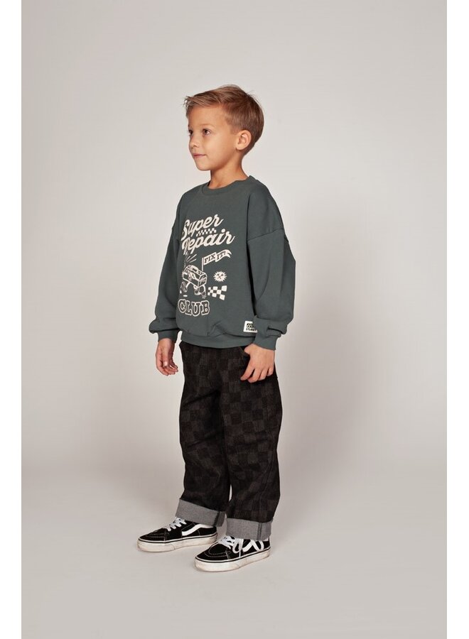 Geruite broek loose fit - Fix It