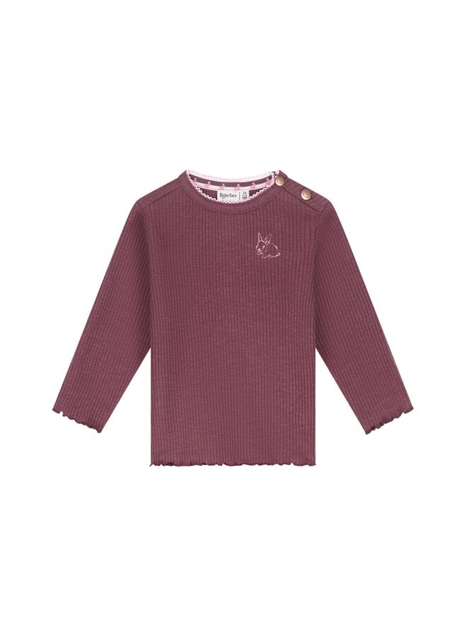 baby girls t-shirt ls | 28646